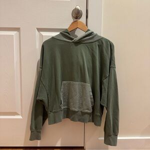Green Hooded Sweatshirt
